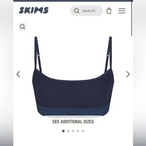 NWT skims cotton rubbed bralette